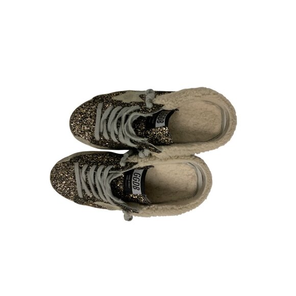 Golden Goose Glitter Sherpa Lined Sneakers - Picture 3 of 7